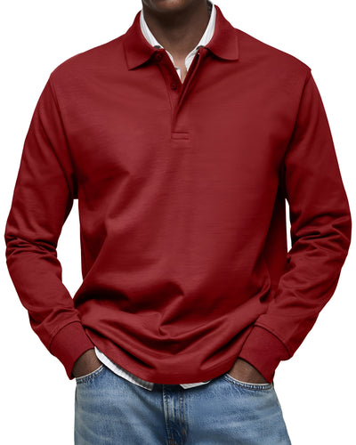 Pablo™ | Polo de Luxe à Manches Longues