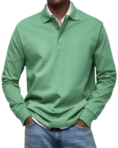 Pablo™ | Polo de Luxe à Manches Longues