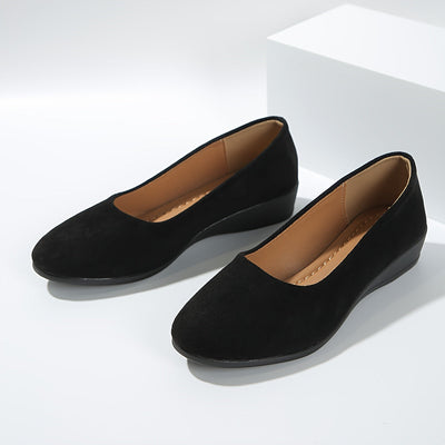 Béatrice™ | Ballerines confortables à talon compensé