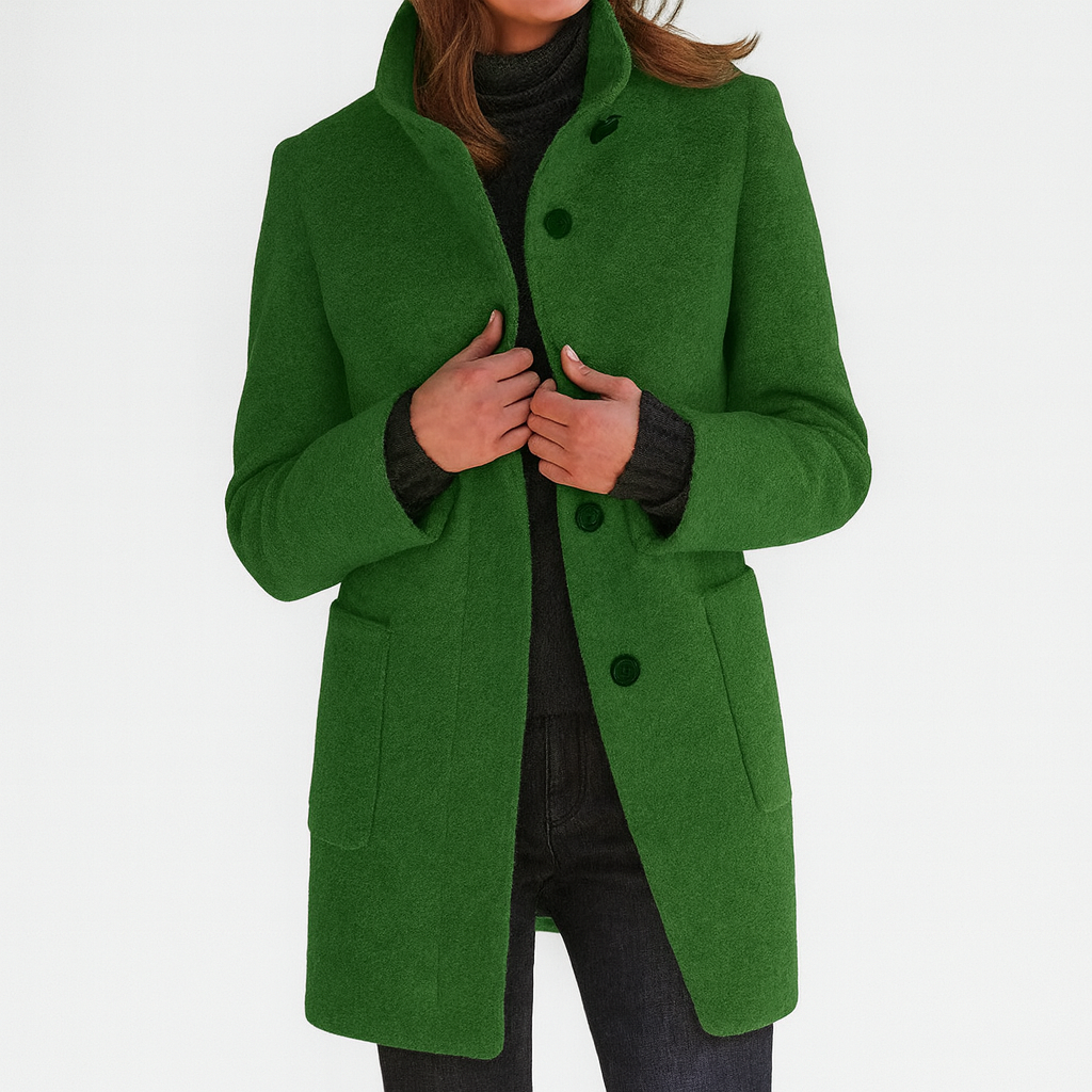 Clara™ | Manteau femme à col haut