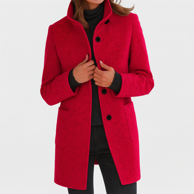 Clara™ | Manteau femme à col haut