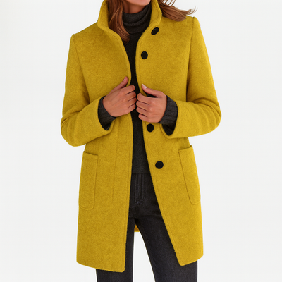 Clara™ | Manteau femme à col haut