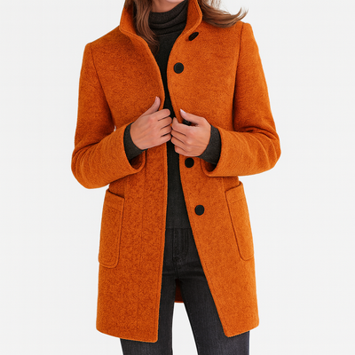 Clara™ | Manteau femme à col haut