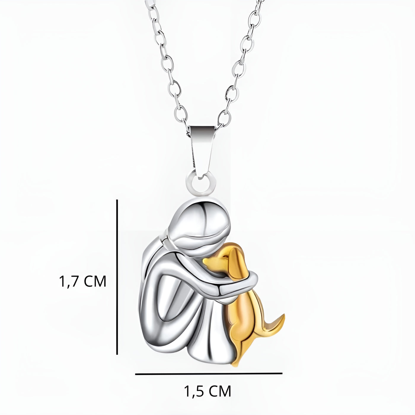 Elin™ | Collier avec pendentif en forme de chien
