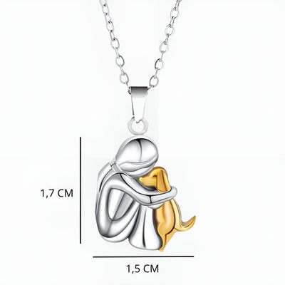 Elin™ | Collier avec pendentif en forme de chien