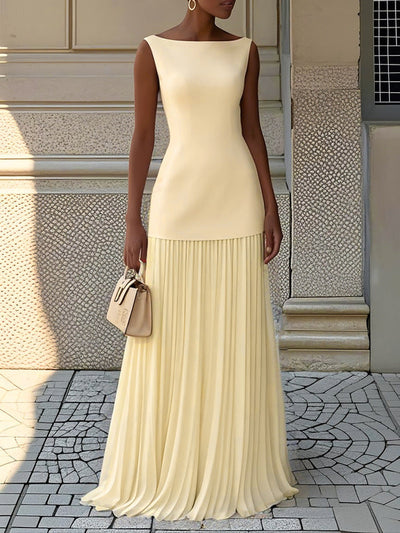 Éliane™ | Robe plissée 2 pièces