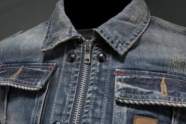 Carlo™ | Veste en jean rétro