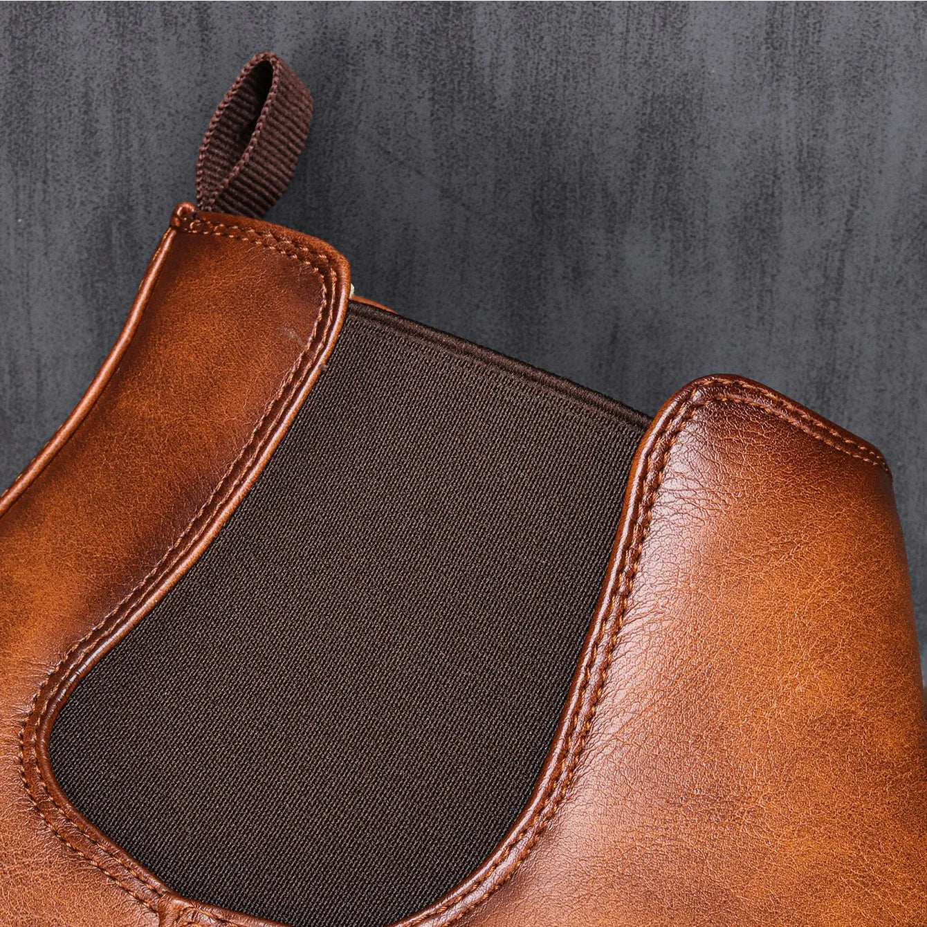 Björn™ | Bottines Chelsea en cuir cèdre