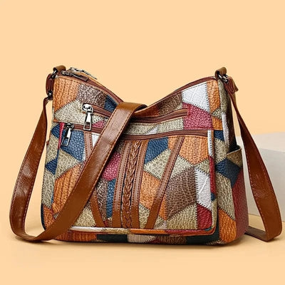 Christine™ | Sac à main en cuir mosaïque