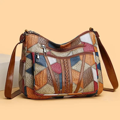 Christine™ | Sac à main en cuir mosaïque