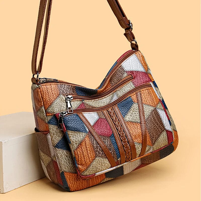 Christine™ | Sac à main en cuir mosaïque