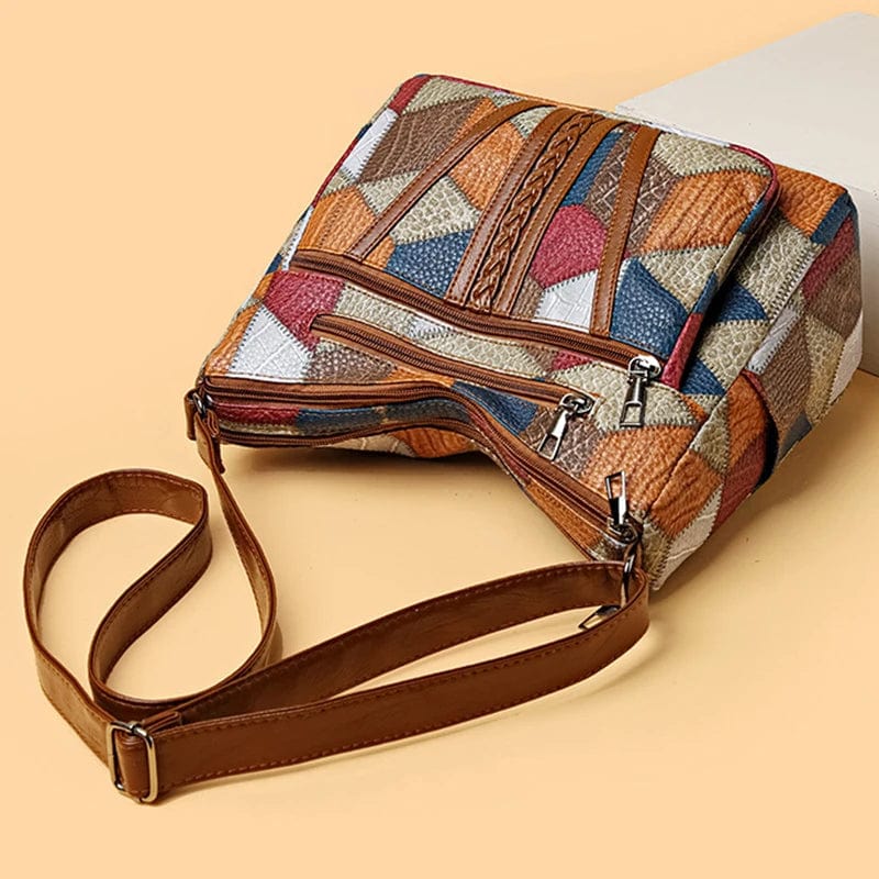 Christine™ | Sac à main en cuir mosaïque