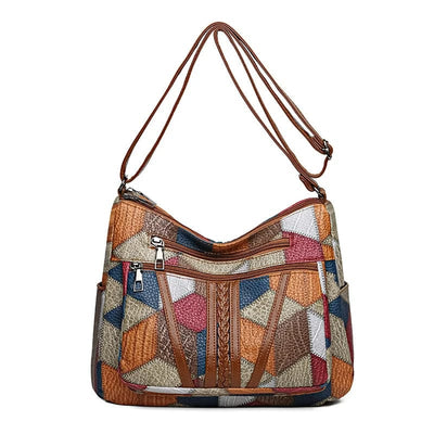 Christine™ | Sac à main en cuir mosaïque