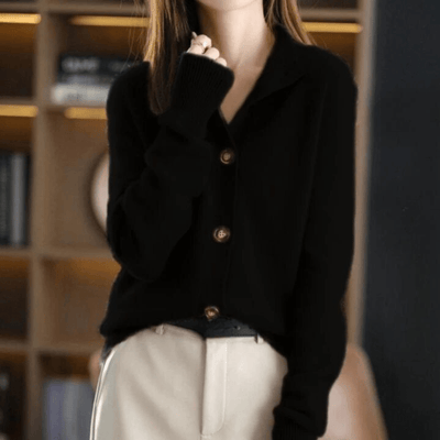 Valérie™ | Cardigan luxueux en cachemire