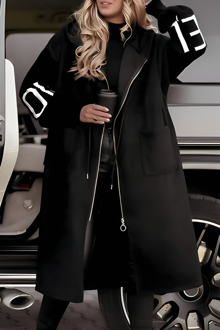 Peggy™ | Veste femme avec manches en tricot et capuche