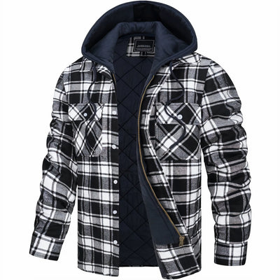 Lyonard™ | Veste à carreaux avec fermeture éclair