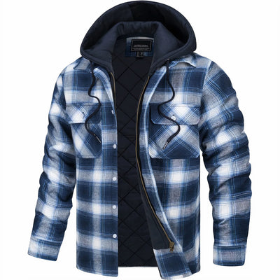 Lyonard™ | Veste à carreaux avec fermeture éclair